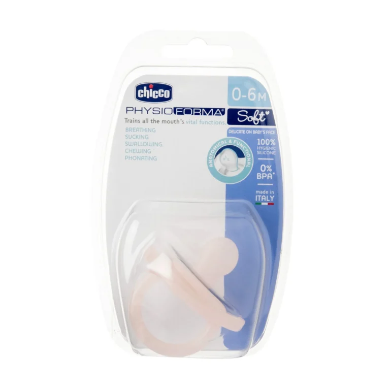 chicco Πιπίλα Όλο Σιλικόνη physioforma soft Ροζ Για 0 6 Μηνών