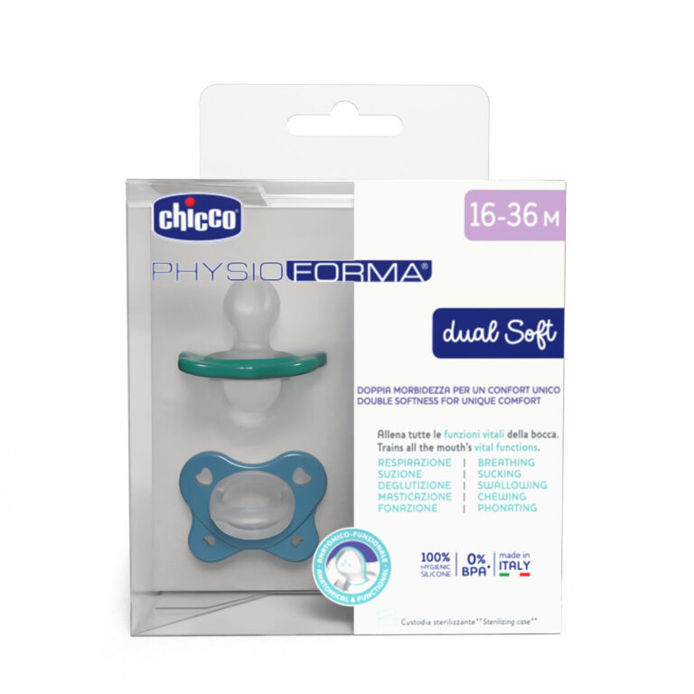 chicco Πιπίλες Όλο Σιλικόνη physioforma dual soft Ροζ Για 16 36 Μηνών 2τμχ (Αντιγραφή)