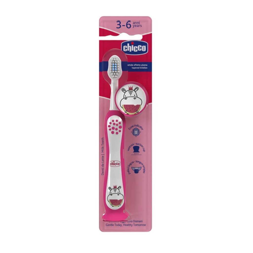 chicco Οδοντόβουρτσα hippo Για 3 6 Ετών Κωδ. 80 12083 00
