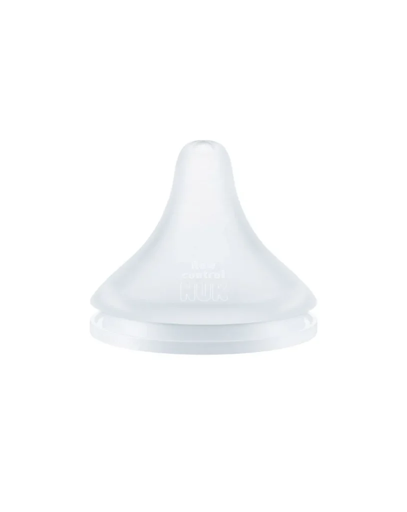nuk θηλή σιλικόνης perfect match 2τμχ μέγεθος flowcontrol 6m+