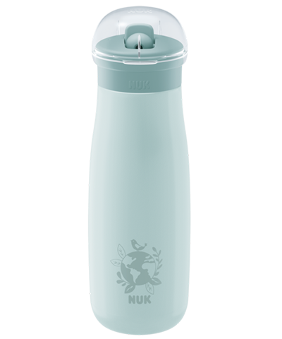 nuk mini me flip Παγουράκι 500 ml από ανοξείδωτο ατσάλι με ρύγχος 2 σε 1