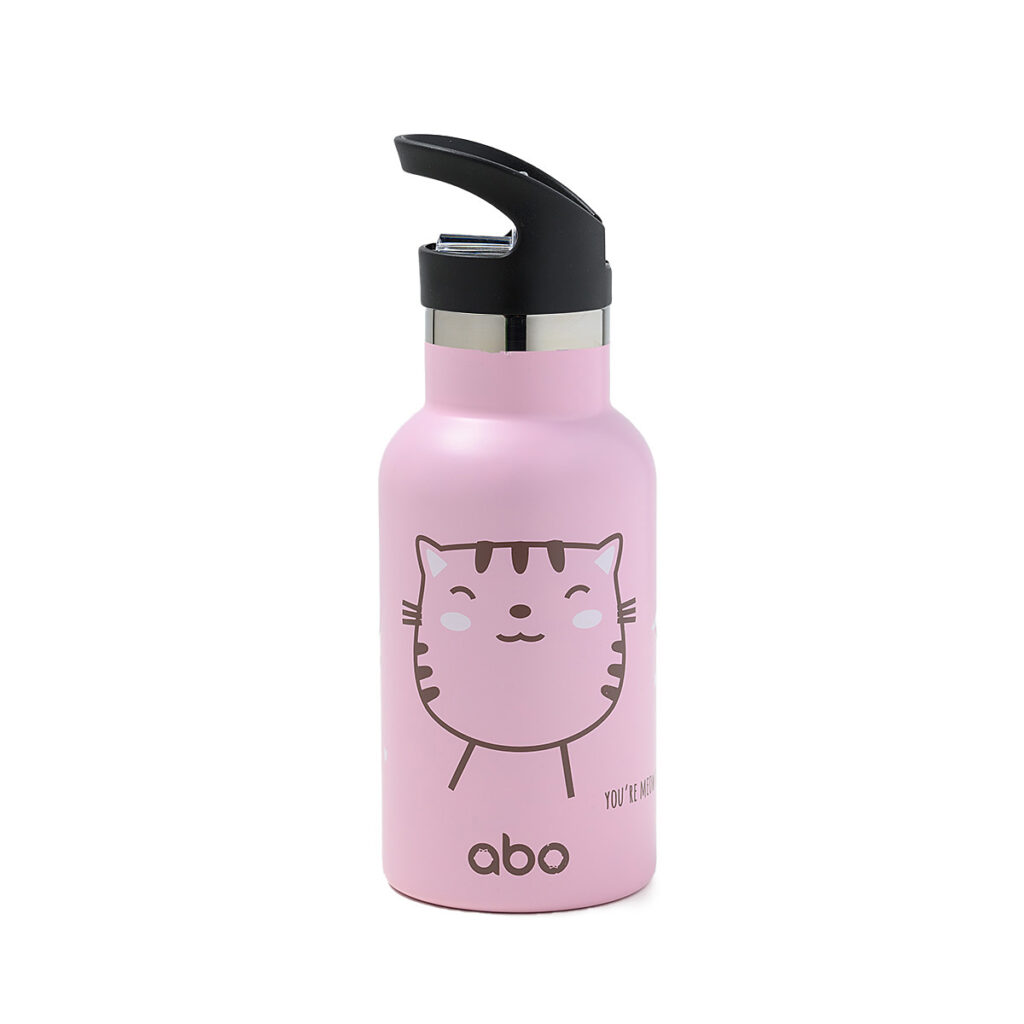abo Παγούρι θερμός 350 ml με έξτρα πώμα abottle you're meow favorite Κωδ. 313201