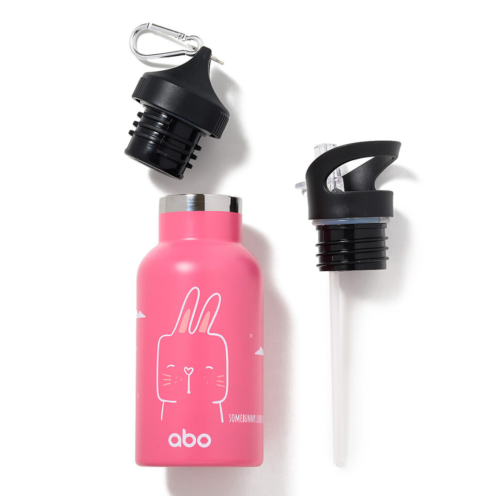 abo Παγούρι θερμός 350 ml με έξτρα πώμα abottle somebunny loves you Κωδ. 313203