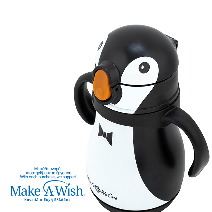 nava Θερμός μπουκάλι ανοξείδωτο "we care", penguin 300ml