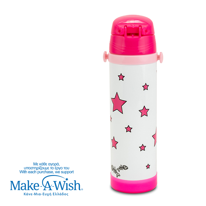 nava Παγούρι θερμός ανοξείδωτο "we care", kitty 500ml