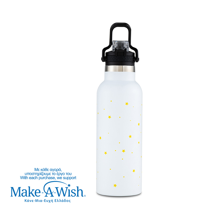 nava Θερμός μπουκάλι ανοξείδωτο "we care", purple unicorn 500ml (Αντιγραφή)