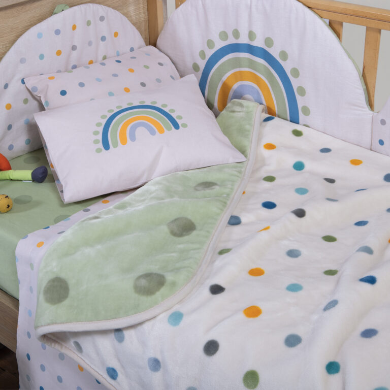 nef nef Κουβέρτα Βρεφική Κούνιας ballerine world 100x140 green (Αντιγραφή)