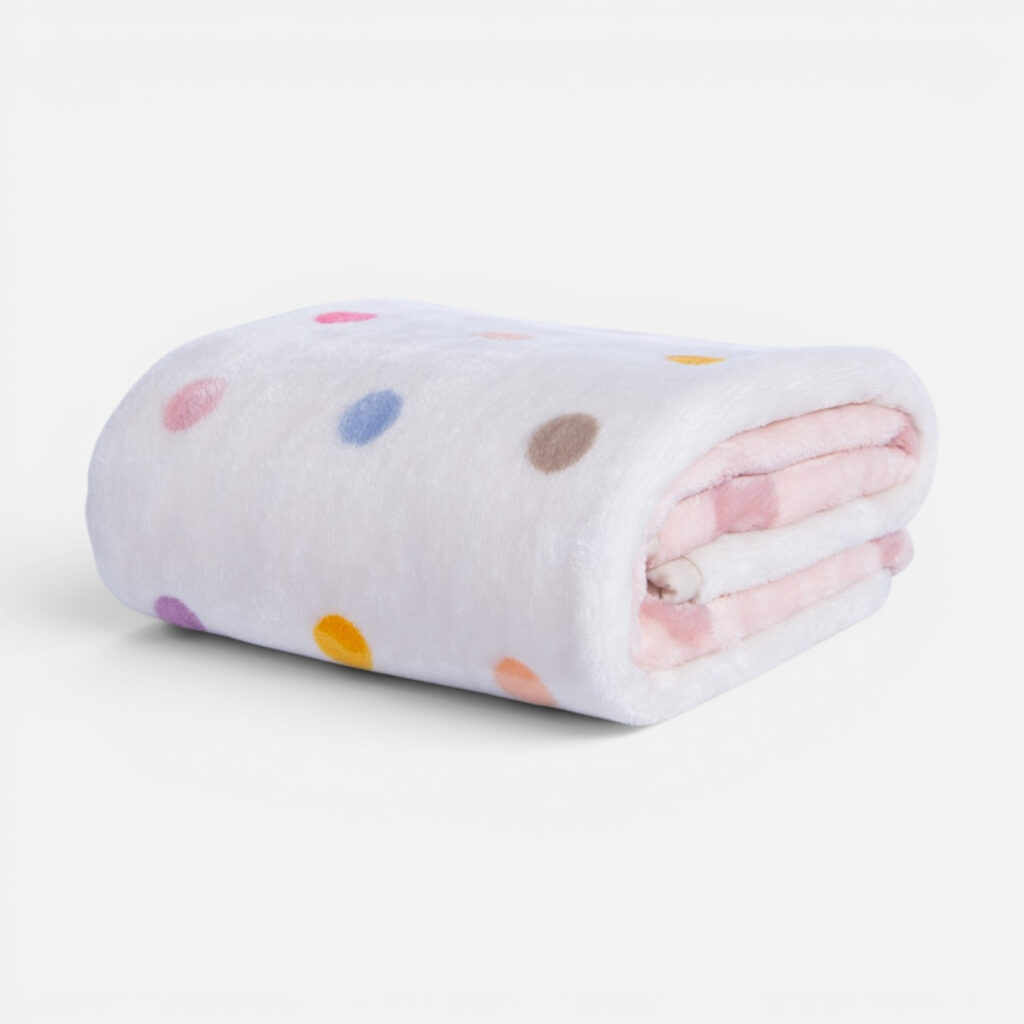 nef nef Κουβέρτα Βρεφική Κούνιας baby dots green 100x140 (Αντιγραφή)