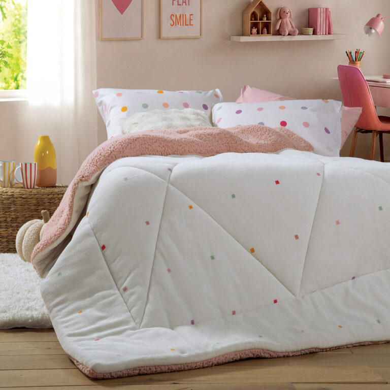 nef nef Κουβερτοπάπλωμα Παιδικό Μονό dots 160x220 ecru