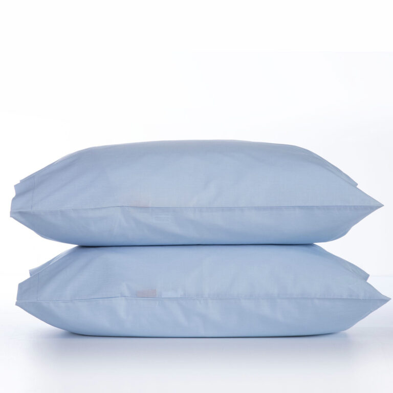 nef nef Μαξιλαροθήκες Βαμβακερές basic Σετ 2τεμ. 52x72 light blue