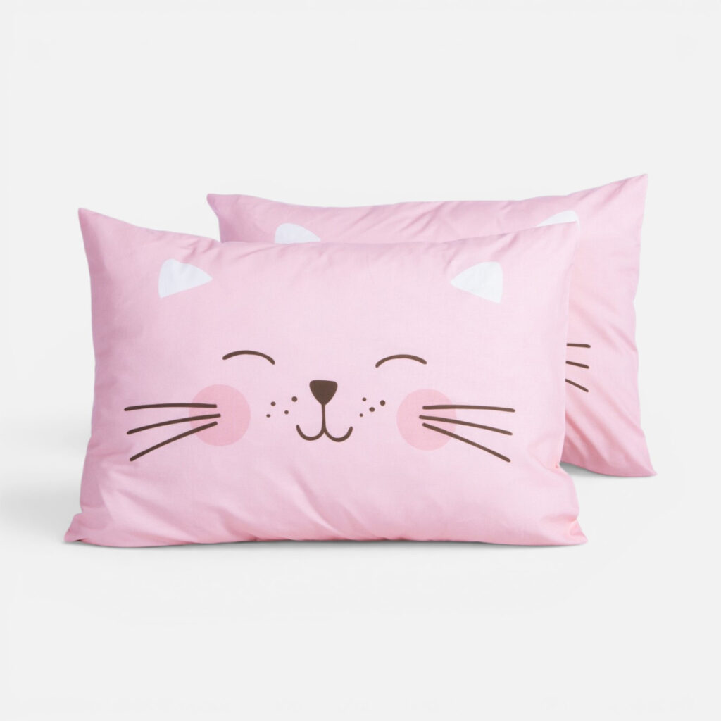 nef nef Μαξιλαροθήκη happy cat
