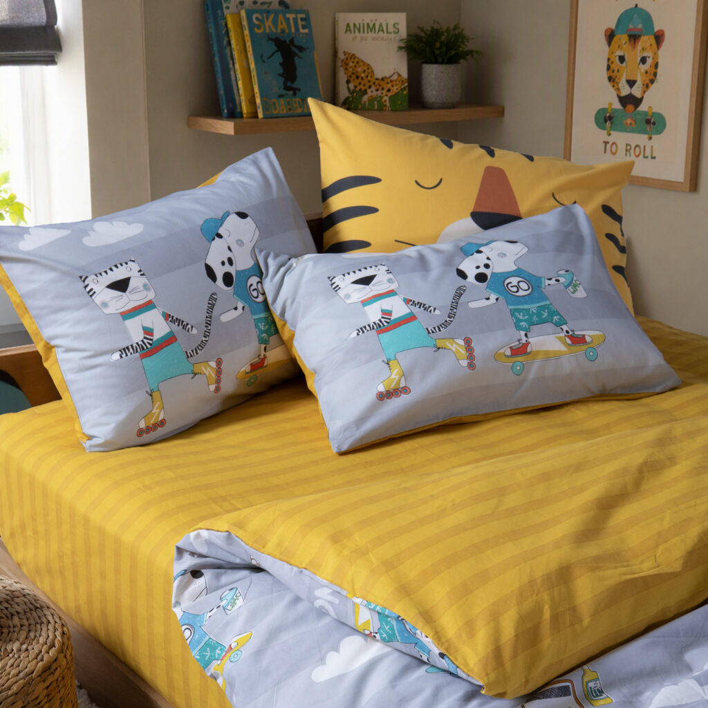 nef nef Σετ Σεντόνια Παιδικά Μονά με Λάστιχο dots blue 170x260 blue (Αντιγραφή)