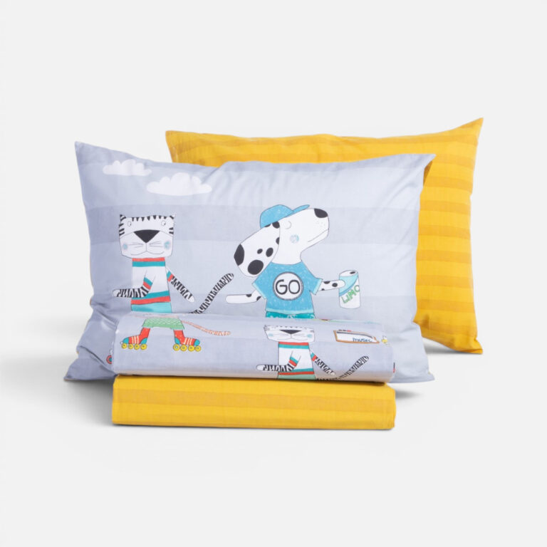 nef nef Σετ Σεντόνια Παιδικά Μονά με Λάστιχο dots blue 170x260 blue (Αντιγραφή)