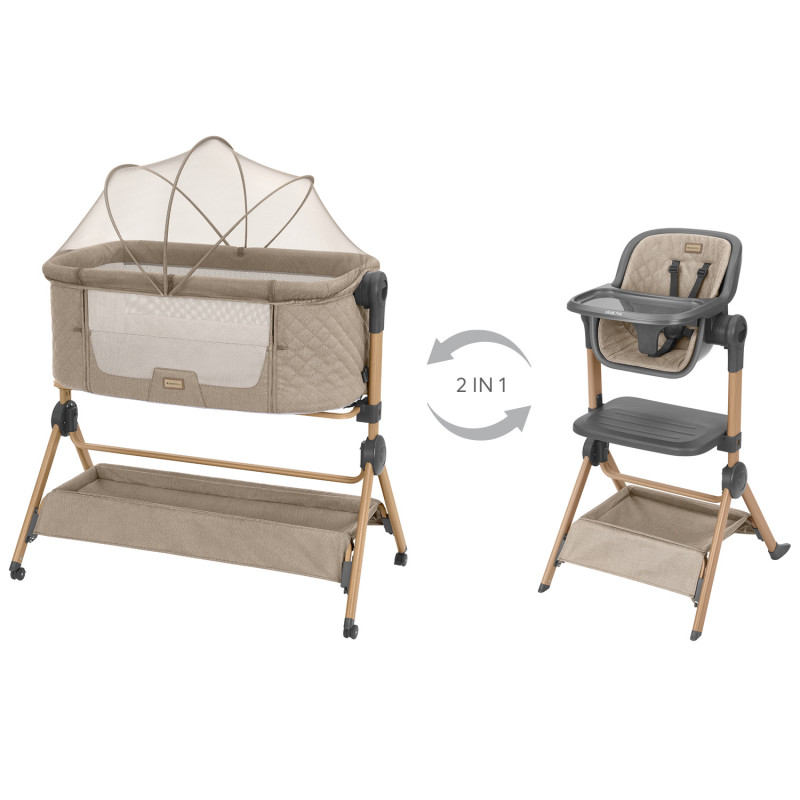 kikka boo 2in1 Λίκνο και Καρεκλάκι Φαγητού sleat me grey 31003020109 (Αντιγραφή)