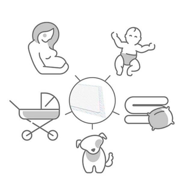babyono: Σελτεδάκι μιας χρήσης 60*90 εκ 10 τμχ + 2 δώρο Κωδ: bn509/12