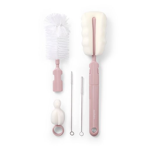 babyono: Βούρτσα για μπουκάλια και θηλές Ροζ Κωδ: bn735/05