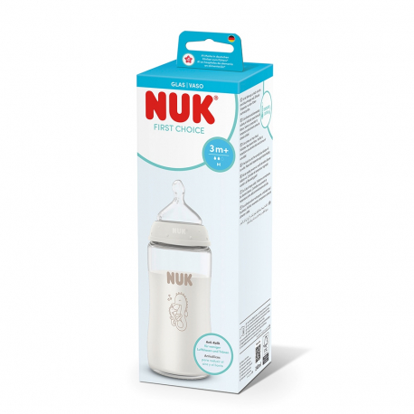 nuk Μπιμπερό γυάλινο perfect match rainbow με δείκτη θερμοκρασίας 230ml 3m+ (Αντιγραφή)