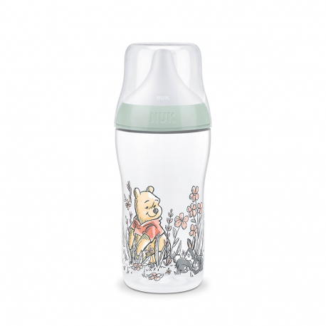 nuk disney winnie pooh perfect match Μπιμπερό 260ml με μαλακή θηλή σιλικόνης