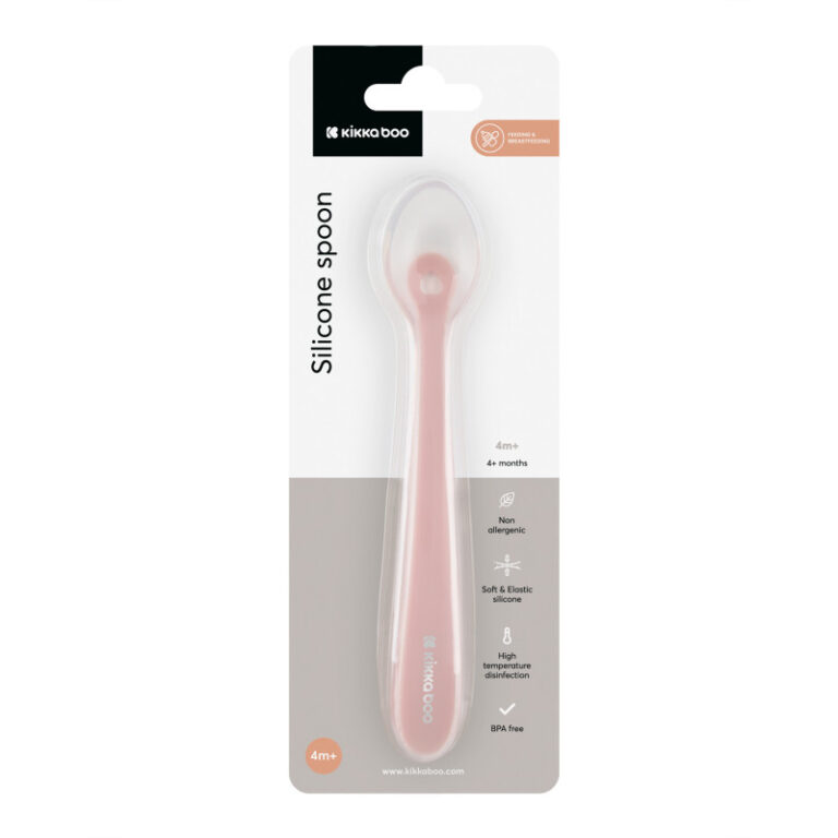 kikka boo Κουτάλι σιλικόνης blush 31302040177