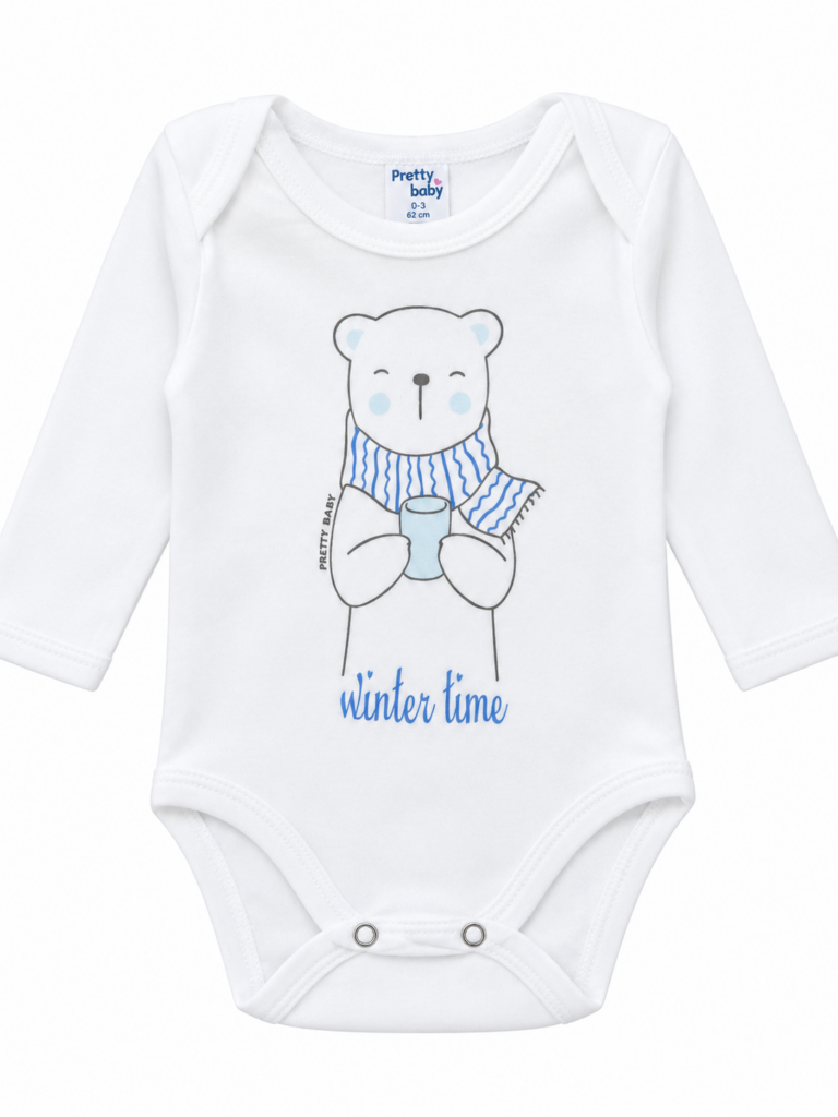 pretty baby Βρεφικό Κορμάκι Μακρυμάνικο με Σχέδιο Αστροναύτη Λευκό (Αντιγραφή)