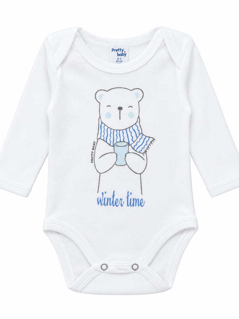 pretty baby Βρεφικό Κορμάκι Μακρυμάνικο με Σχέδιο Αστροναύτη Λευκό (Αντιγραφή)